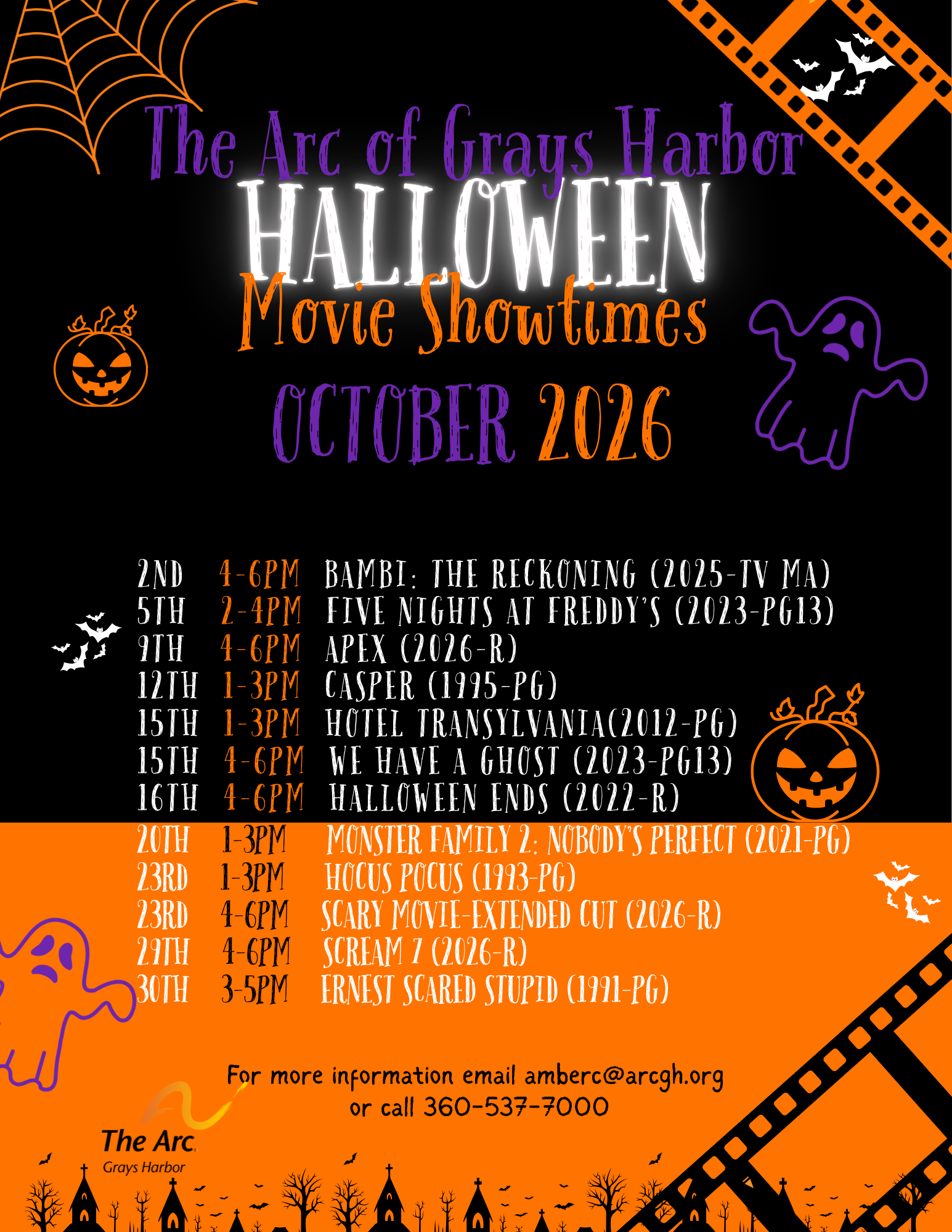 Halloween Movie Showtimes
